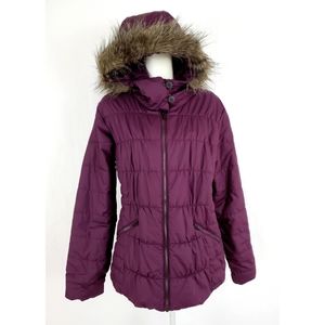 Columbia Sparks Lake Purple Hooded Coat XL